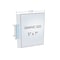 Azar Displays Two-Sided Acrylic Sign Holder W/ Pegboard Grippers 5"W x 7"H, PK10 103322-10PK - alternate 2